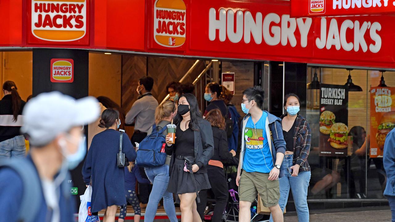 Hungry Jack’s won the case after a judge found the two burgers were not deceptively similar. Picture: NCA NewsWire / John Gass