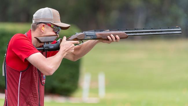 Tambo Clay Target Club member, Jack Brandt, 16, of Emerald, was part of the Australian Junior team that won gold at the World Down The Line Championships in Bywell in the UK in July. The Year 11 Marist College pupil also won both the Open European DTL Championship and the Junior European DTL Championship and placed second in the Bywell Challenge. Picture: Lil Brandt