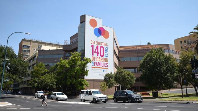 The Women's and Children's Hospital in North Adelaide. Picture: Naomi Jellicoe