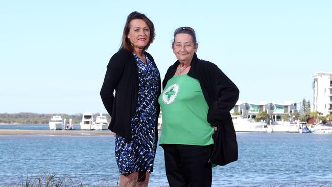 Debra Lynch and Medical Cannabis Users of Australia President Gail Hester say the clinic is overpriced . PHOTO: Richard Gosling