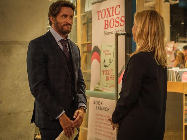 Jonathan LaPaglia and Asher Keddie in season two of Strife on Binge.