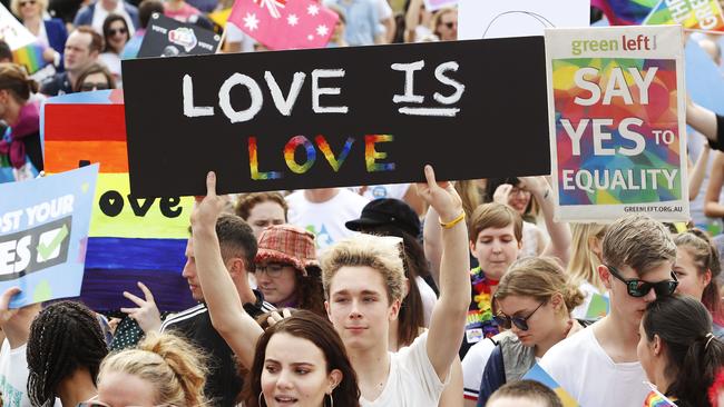 Love may be love, but it’s not law. (Pic: AAP/Daniel Munoz)