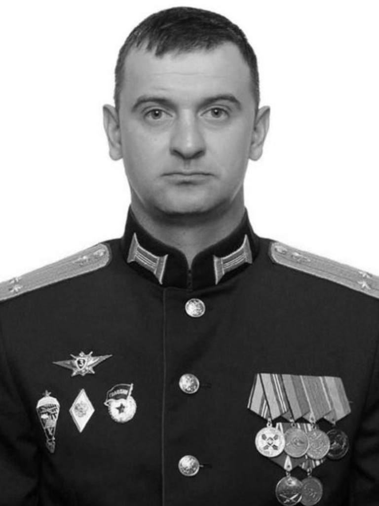 Russian Lieutenant Colonel Denis Glebov was killed in the war. Picture: Twitter