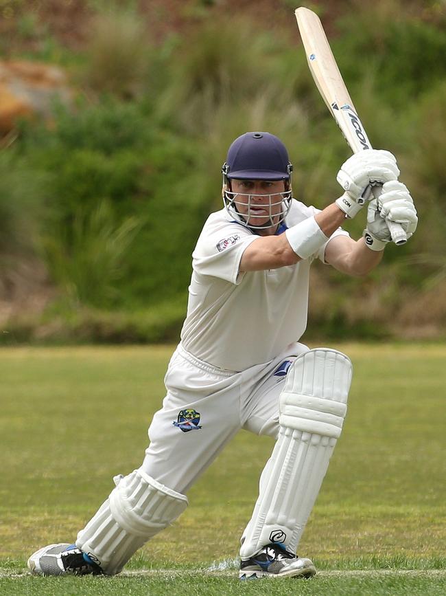 Tim Grant in action for St Bernards. Picture: Hamish Blair