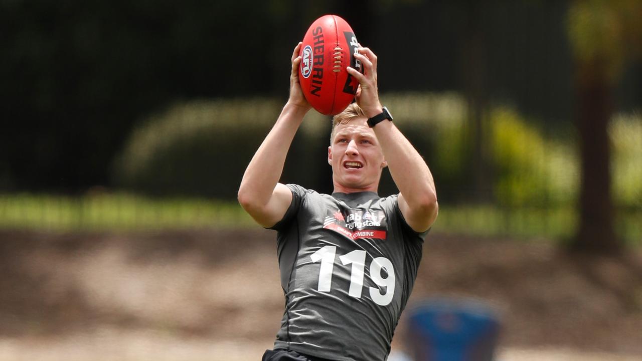 New Docker Josh Treacy has copped a late suspension. Picture: Michael Willson/AFL Photos