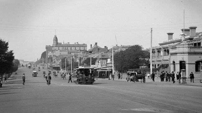 St Kilda, pictured in the early 20th Century, was the scene of the gangland shooting of Keith Kitchener Hull. Picture: State Library of Victoria