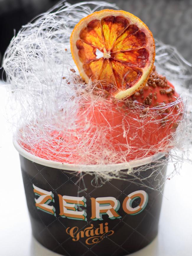 A perfect summer treat, the new Aperol Spritz gelato