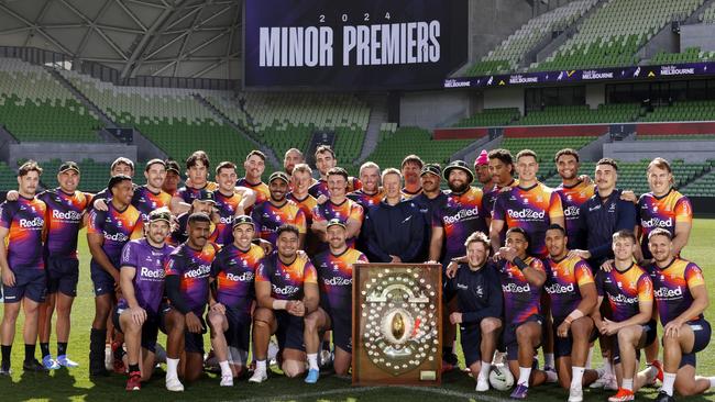 Melbourne Storm, minor premiers again. Picture: Darrian Traynor/Getty Images