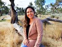 Jacinta Nampijinpa Price at Alice Springs, 23/05/2022. PHOTOGRAPH: CHLOE ERLICH