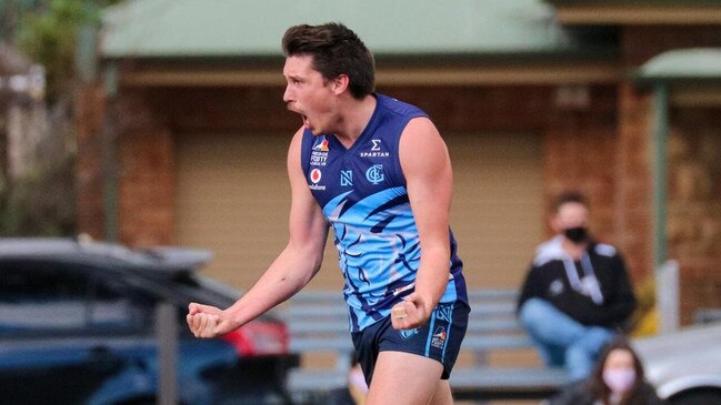 Abe Davis should complement Glenunga star Michael McMahon (pictured) well in 2023. Picture: Brayden Goldspink