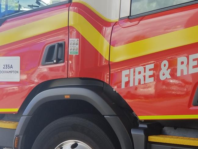 Rockhampton fire truck. QFES, firefighting, fire truck generic.