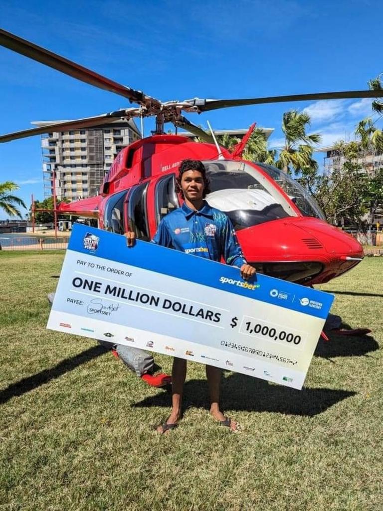 The 19-year-old is one of Australia’s latest millionaires. Picture: Facebook