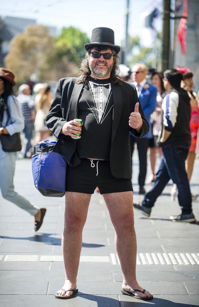 Dave Phillips in his tux. Picture: Eugene Hyland