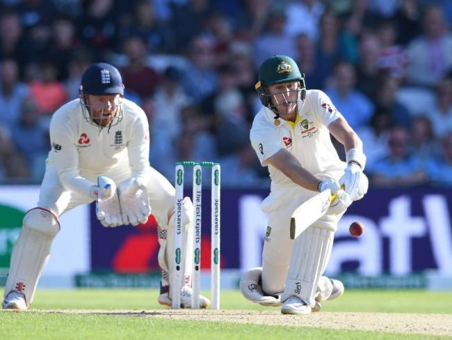 Marnus Labuschagne struck his third Ashes half century in a row.