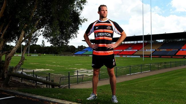 Pat Richards, back with the Wests Tigers, pictured at their Concord Oval base. PICTURE: MARK EVANS.