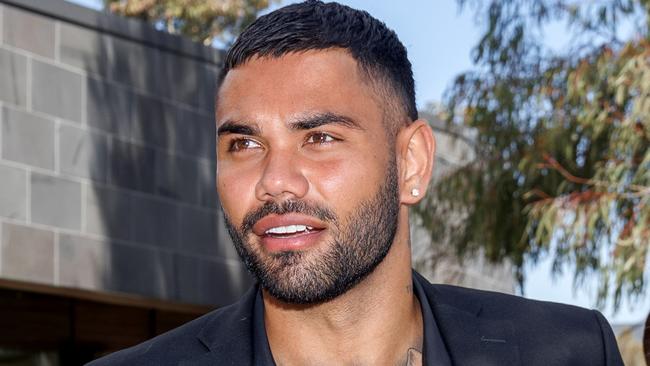 Former North Melbourne player Tarryn Thomas has allegedly found himself in hot water again with police. Picture: NewsWire