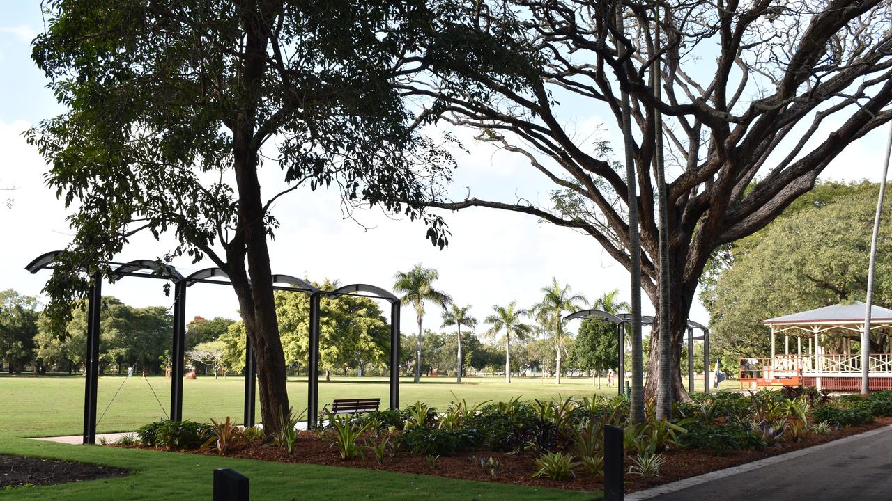 The new garden arches at Queens Park, Goldsmith St, Mackay. Picture: Heidi Petith