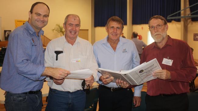 A 2011 gathering of then Minister for Main Roads Craig Wallace, Whitsunday Regional Council councillor Peter Ramage, Whitsunday Regional Council Director of Transport and Infrastructure Gary Martin and Regional Director Main Roads Ian Husband.