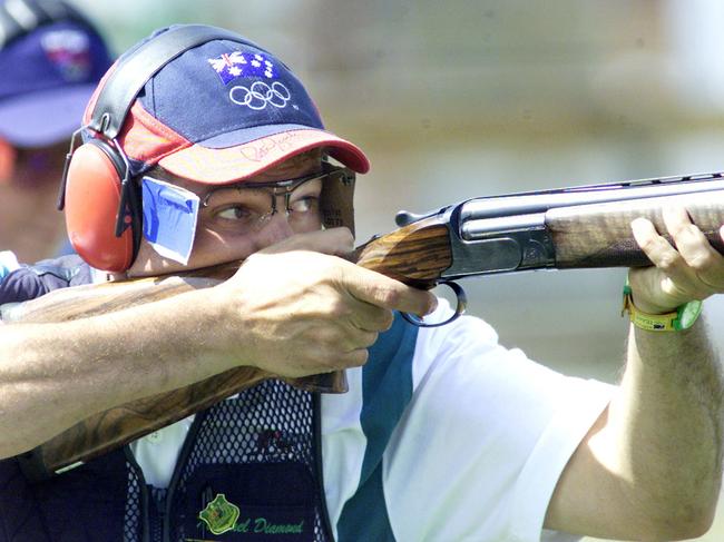 Australian shooter Michael Diamond has enjoyed the highs of Olympics glory, and the lows of rock bottom. Picture: AP