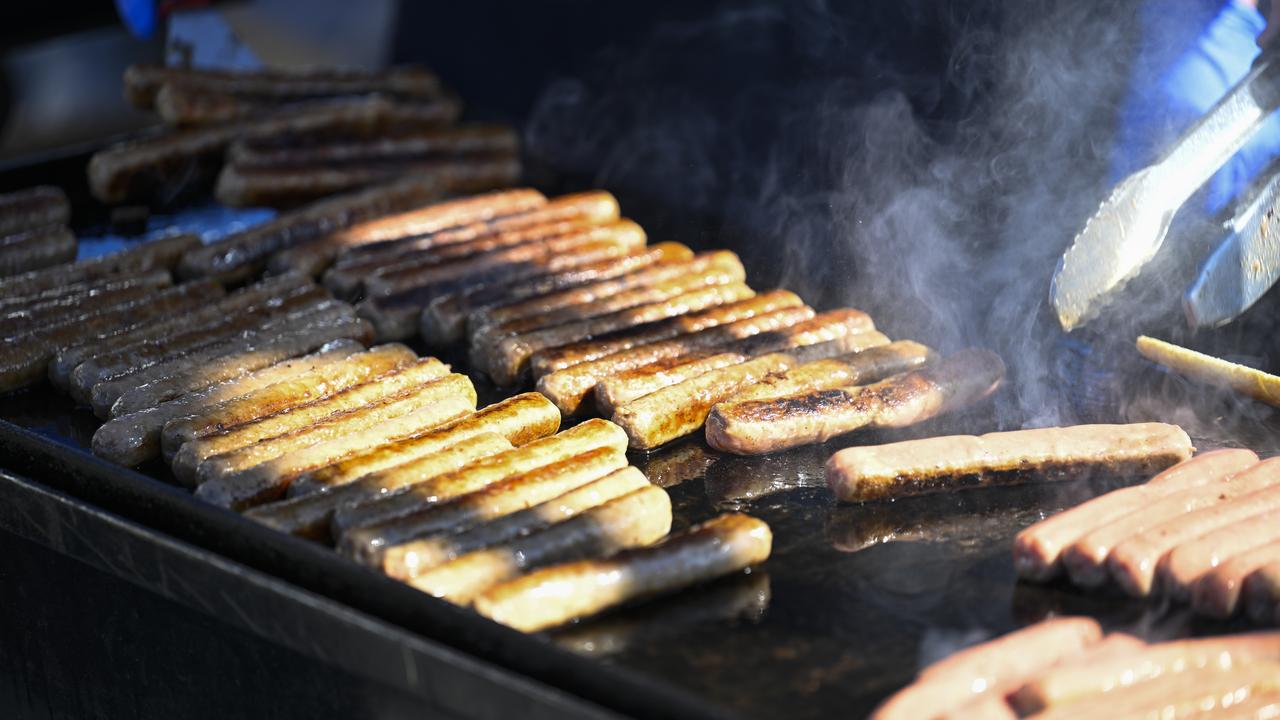 CANBERRA, AUSTRALIA, NewsWire Photos. MAY 5, 2025: Democracy sausage at the Museum Of Australian Democracy At Old Parliament House in Canberra. Picture: NewsWire / Martin Ollman