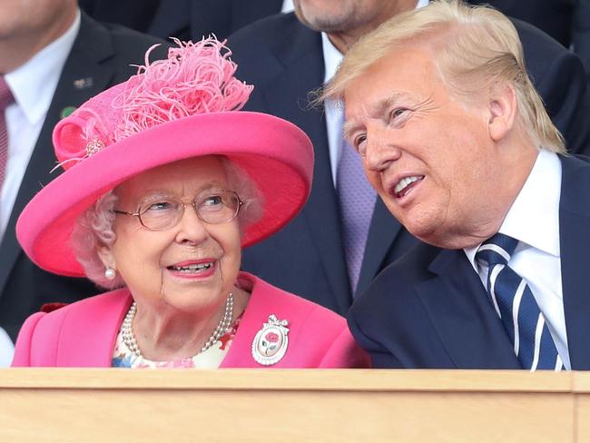 The Queen met with Donald Trump in 2019. Picture: Getty Images