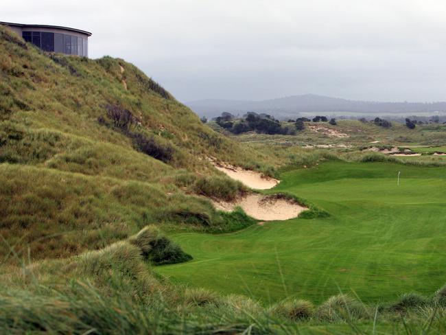 Lost Farm Restaurant overlooking the rolling dunes. 