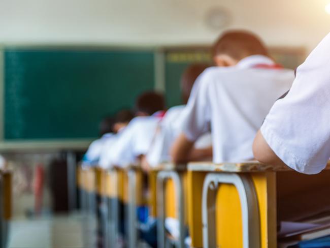 Rear view of middle school students studying in classroom  Picture: istock