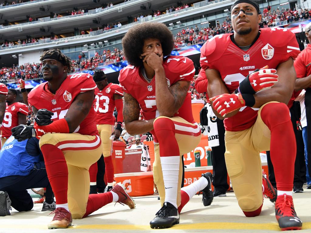 Colin Kaepernick tried to protest peacefully but hasn’t been seen in the NFL since.