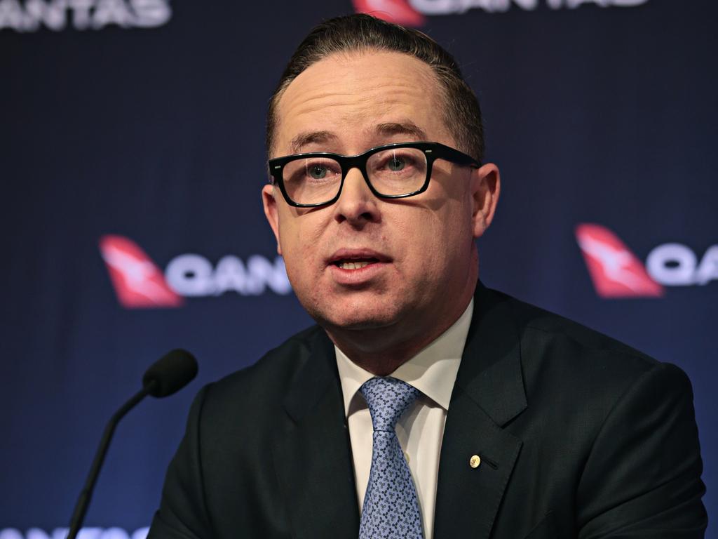 Qantas Group chief executive Alan Joyce. Picture: Adam Yip