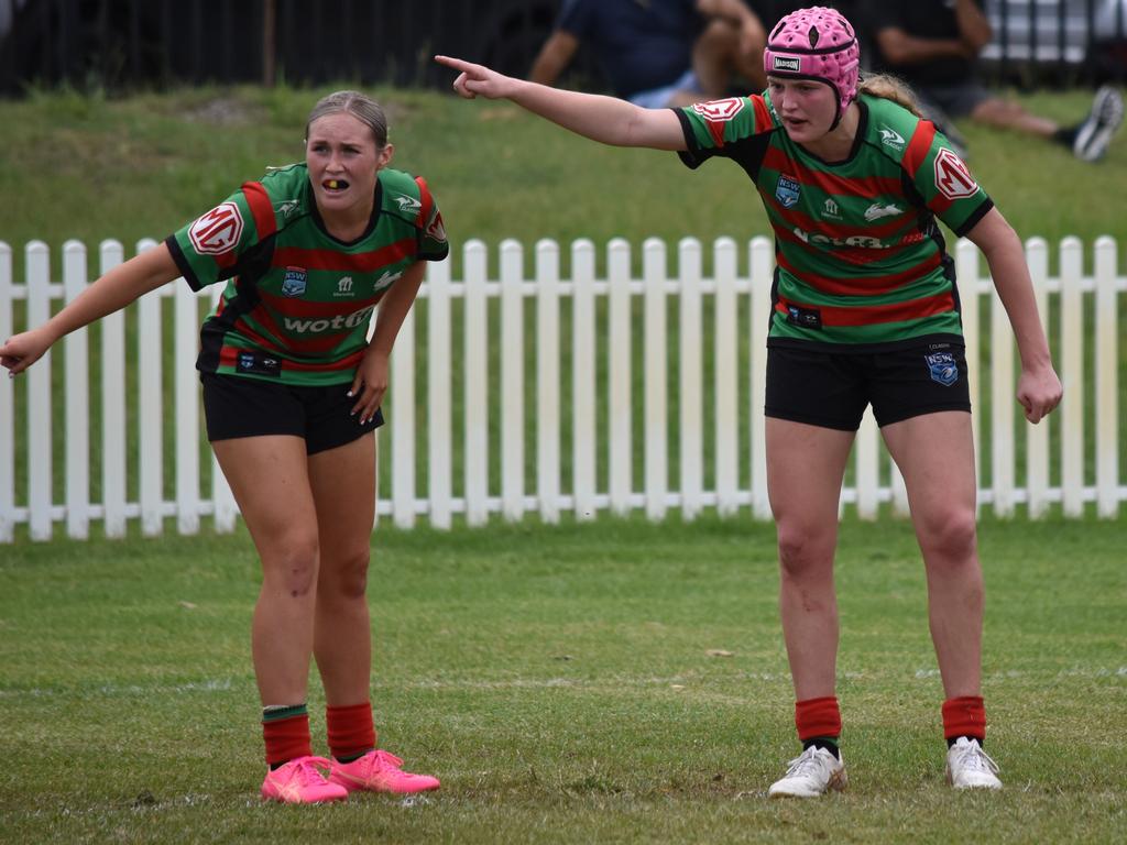 Ava Osland (left) and Abbie Ritchie. Picture: Sean Teuma. Tarsha Gale Cup
