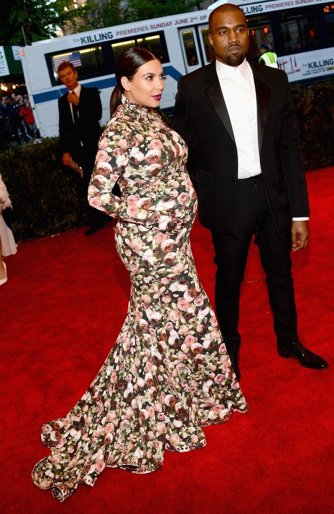 Kim’s 2013 Met Gala frock choice. She still hasn’t lived it down.