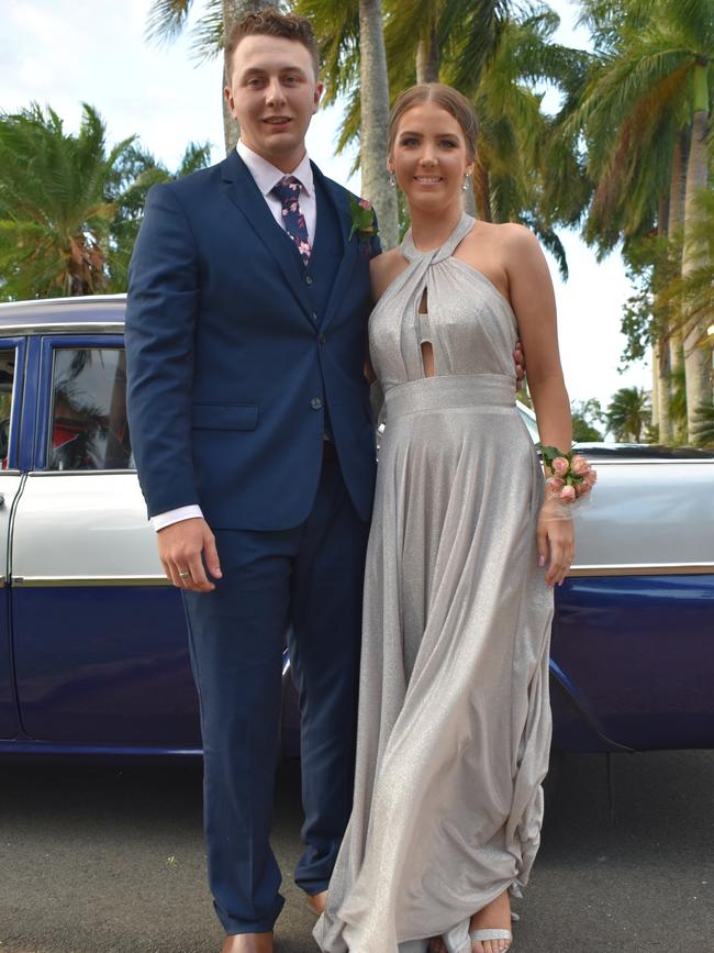 Ben Dodd and Caitlin McLennan at the Mackay State High School formal at the MECC, on Wednesday November 18. Picture: Zizi Averill