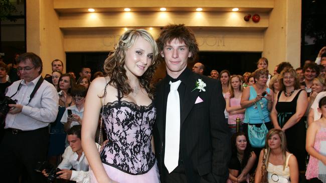 Emmanuel College formal at the Gold Coast International Hotel. Lucinda Janzen and Evan Jones. Reporter: Rick Morton