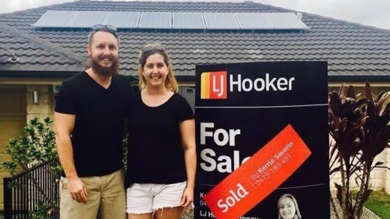 Jason and Emma Ross thought buying their own home might be impossible at one stage. Picture: Supplied