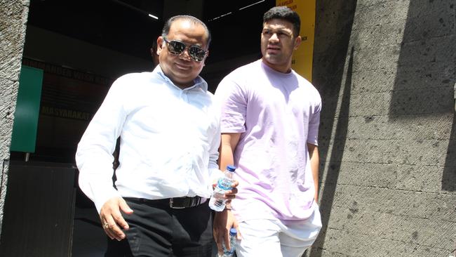 Brisbane’s horror off-season included David Fifita spending three days in a Bali jail. Picture. Lukman S. Bintoro