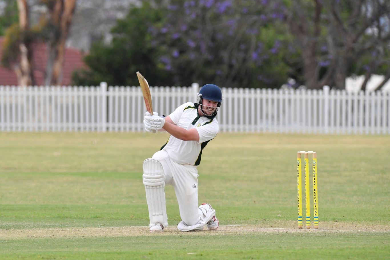 Brodie Dwyer bats for Lockyer Lightning against Northern Brothers Diggers in round five Harding-Madsen Shield cricket at Rockville Oval, Saturday, October 19, 2019. Picture: Kevin Farmer