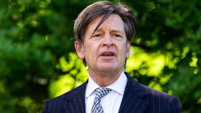 Luke Donnellan has quit the Victorian cabinet following allegations during anti-corruption hearings. Picture: Sarah Matray