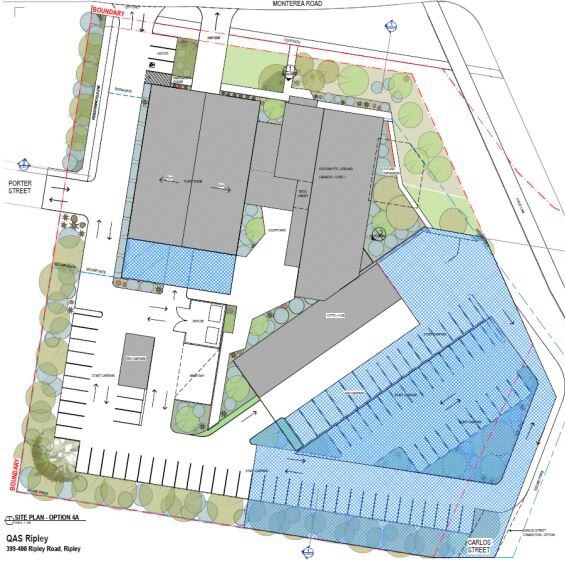 The facility will be built over two stages next to the Monterea Ripley housing estate.