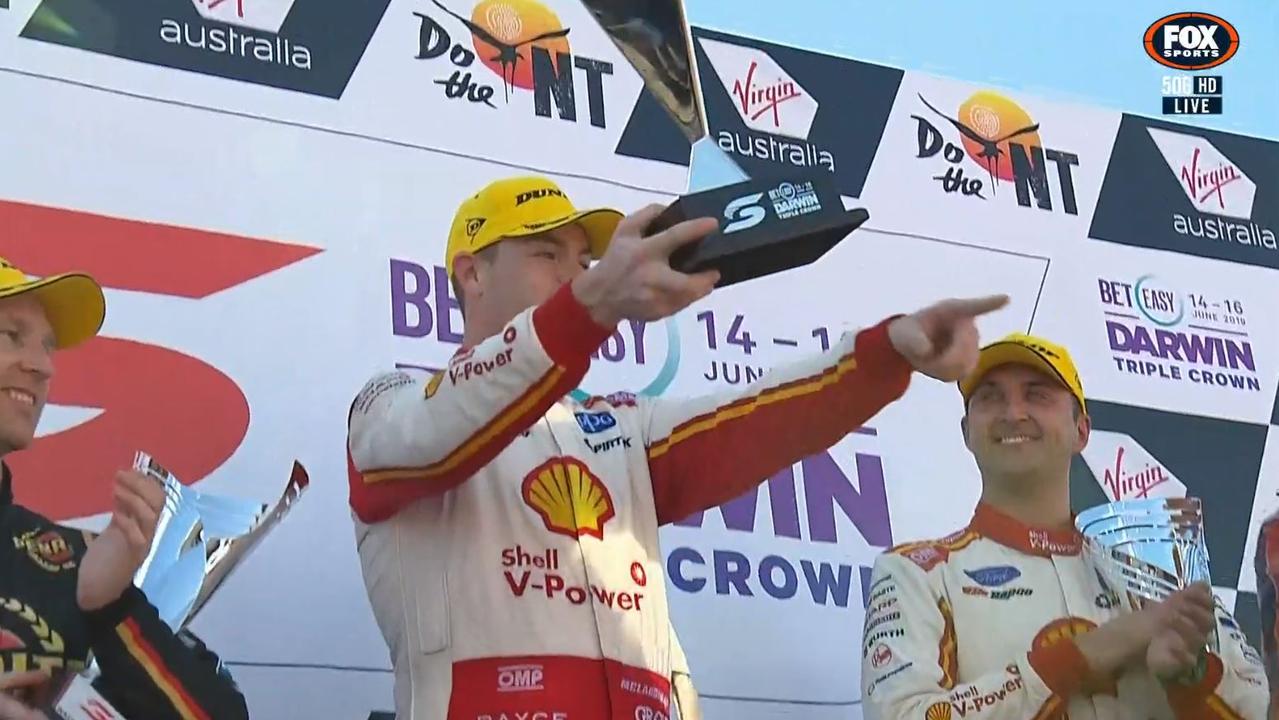 Scott McLaughlin became the first winner of the Triple Crown.