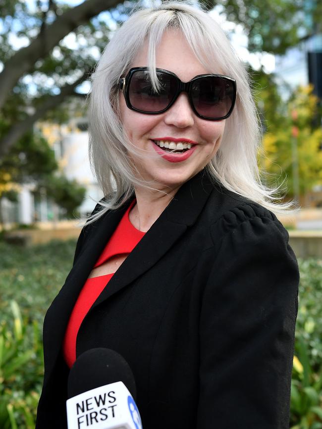 Lawyer Zali Burrows. Picture: AAP/Joel Carrett