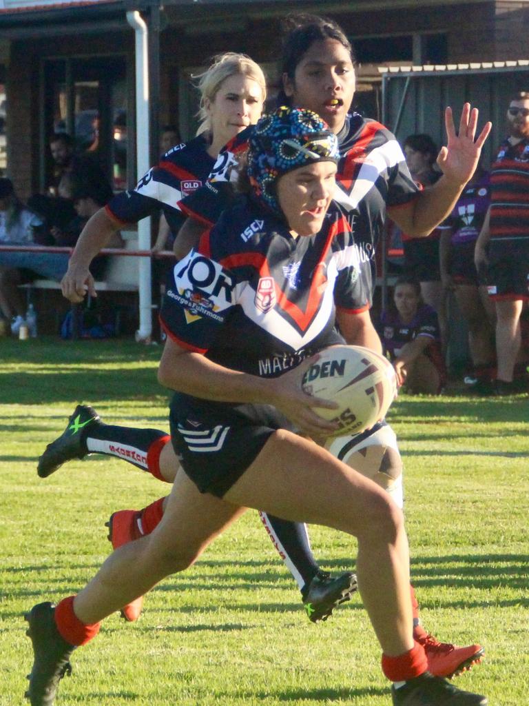 Warwick Cowboys Amanda Hinch. Photo: Tracy Marshall.