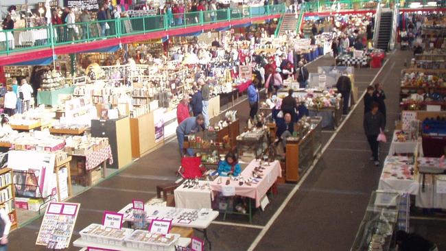 Inside the Fishermen's Wharf Markets.