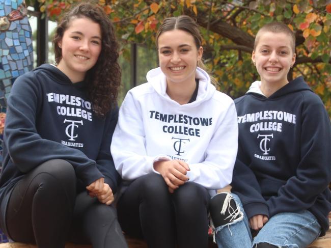 Templestowe College school captains. Picture: Wendy Harford