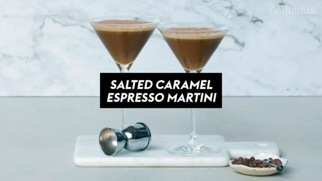 Salted caramel espresso martini