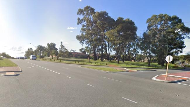 A large stretch of Wanneroo Rd between Morely Dr and Sylvie St was closed down by police as investigators assessed the scene. Picture: Google