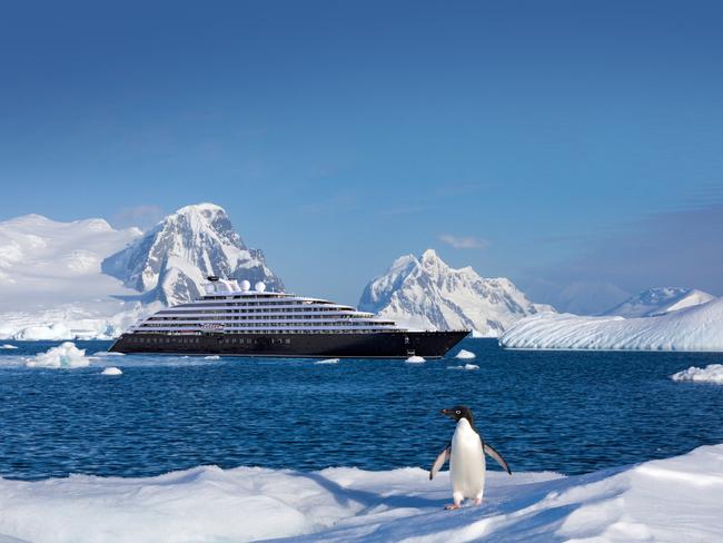 Scenic Eclipse in Antarctica.