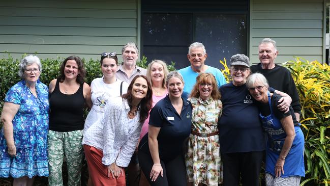 Employees and clients at the COUCH Wellness Centre. Picture: Molly Frew