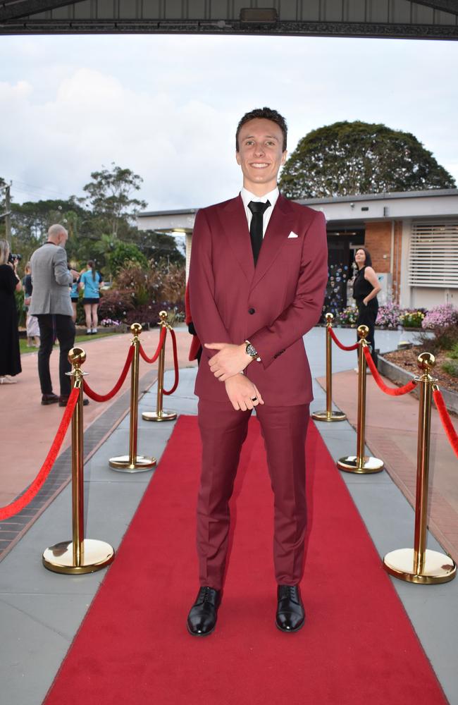 Students at Noosa District State High School formal