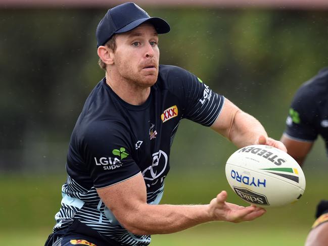 North Queensland Cowboys training from the Townsville Sports Reserve.  Michael Morgan. Picture: Zak Simmonds