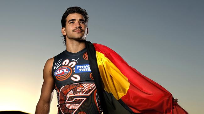 Portrait of GWS Giants player Toby Bedford ahead of this weeks iSir Doug Nicholls Round. The Giants play the Bulldogs on Saturday. Photo by Phil Hillyard(Image Supplied for Editorial Use only - **NO ON SALES** - Â©Phil Hillyard )